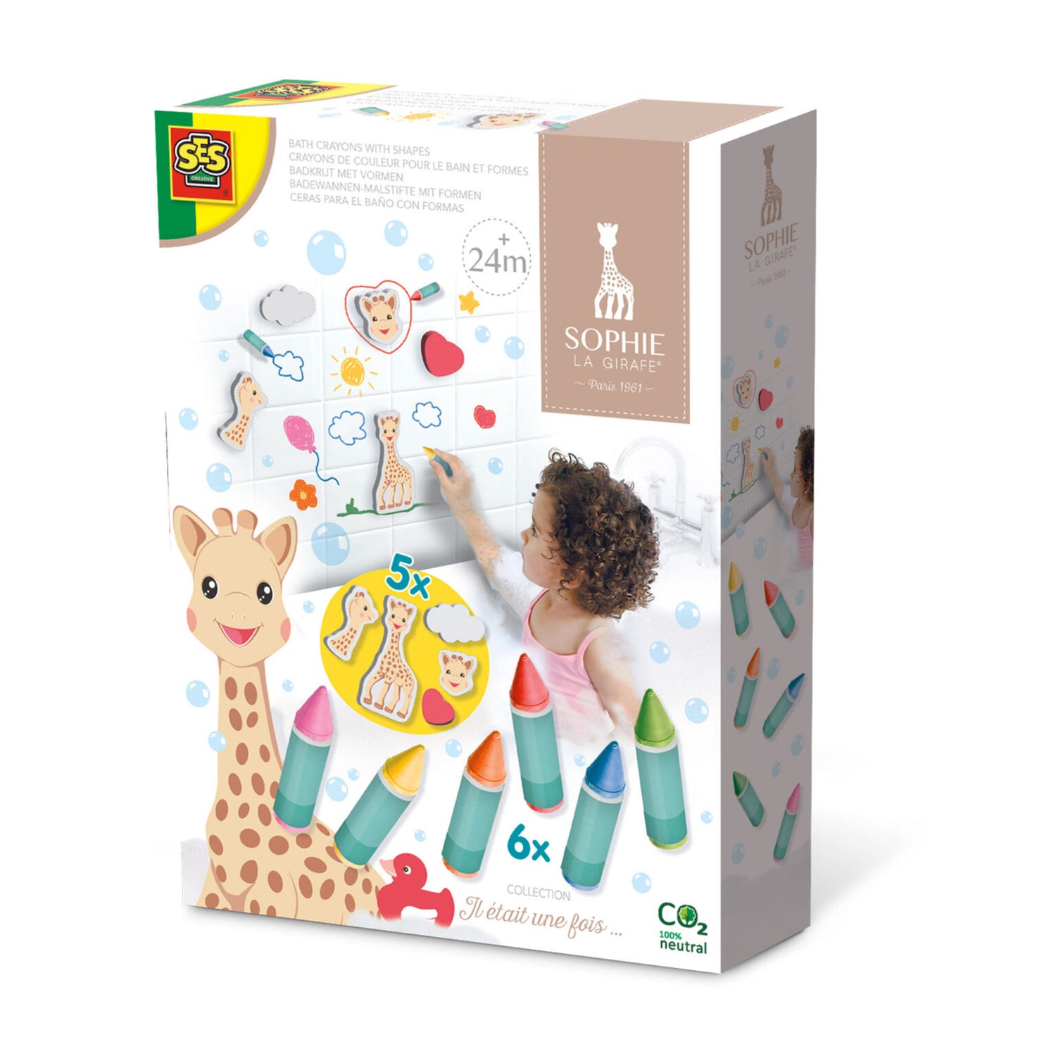 Sophie la girafe - Kopalni svinčniki s oblikami