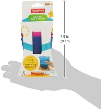 Fisher-Price - Țintire Simplă: Căni și Suporturi (4 Căni) (Y3536)