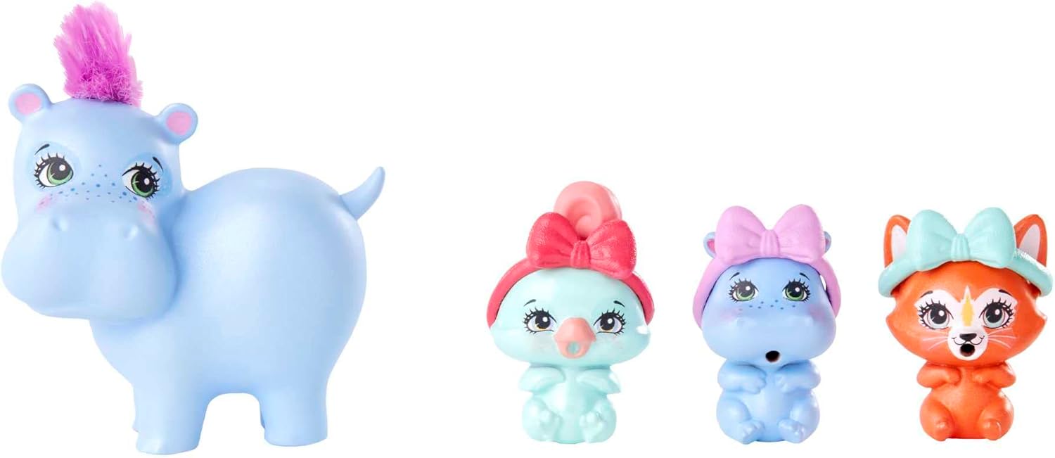 Mattel Enchantimals - Bebeluș Hipopotam (HNW97)