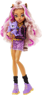 Păpușa Monster High - Clawdeen Wolf (HHK52)