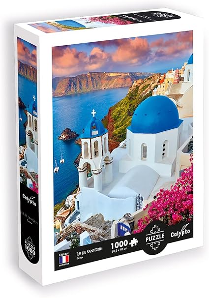 Puzzle 1000 piese - Peisaj - Santorini - Grecia