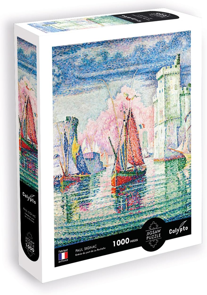 Puzzle 1000 piese - Intrarea în portul La Rochelle - Paul Signac