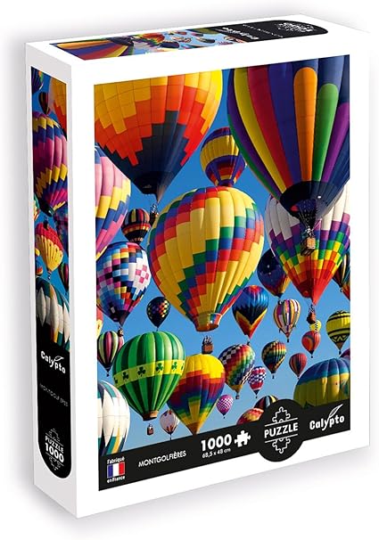 Puzzle 1000 piese Paysage - Montgolfieres