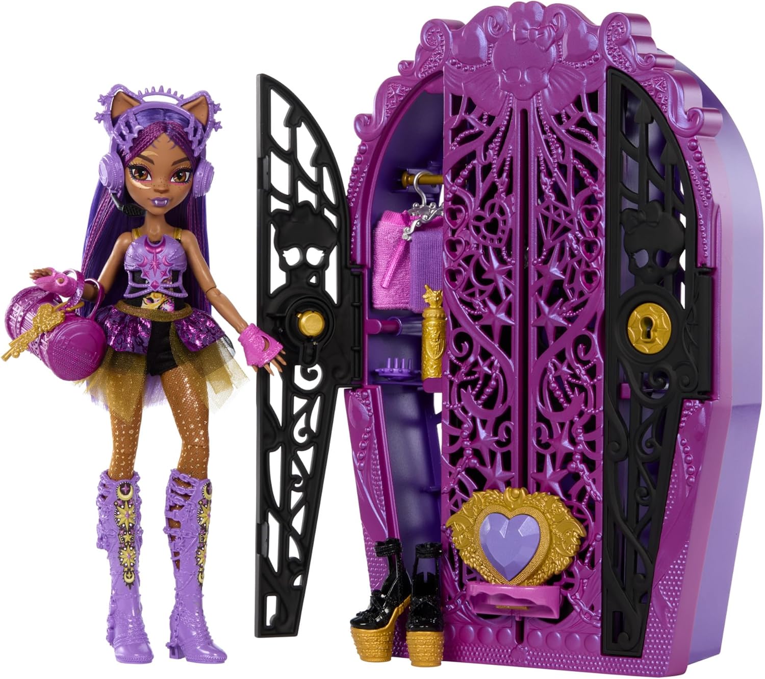 Mattel Monster High: Secretele Skulltimate Mistere Monștri - Clawdeen Wolf (HXH85)