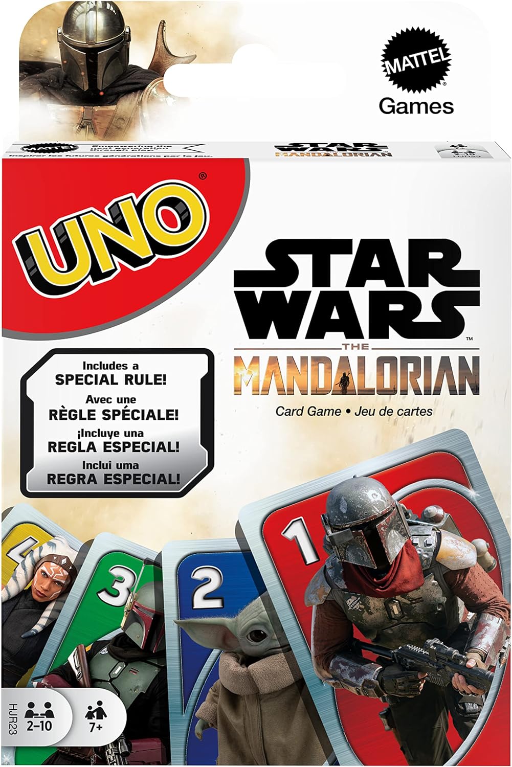 Mattel UNO Star Wars - Joc de cărți Mandalorian (HJR23)