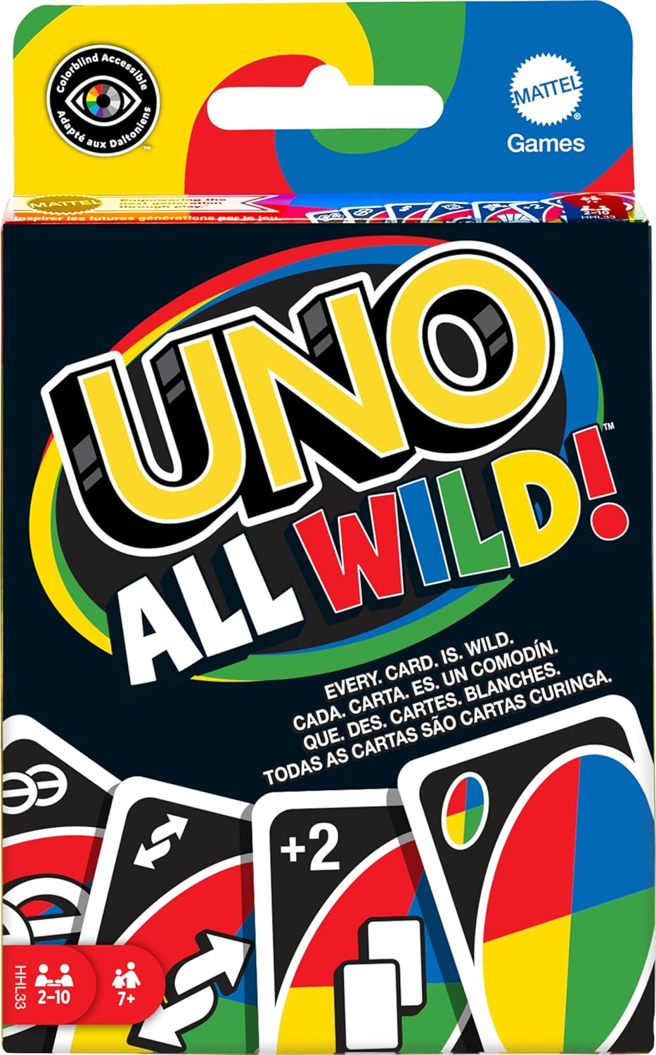 Mattel UNO Joc cu toate cărțile sălbatice (HHL33)
