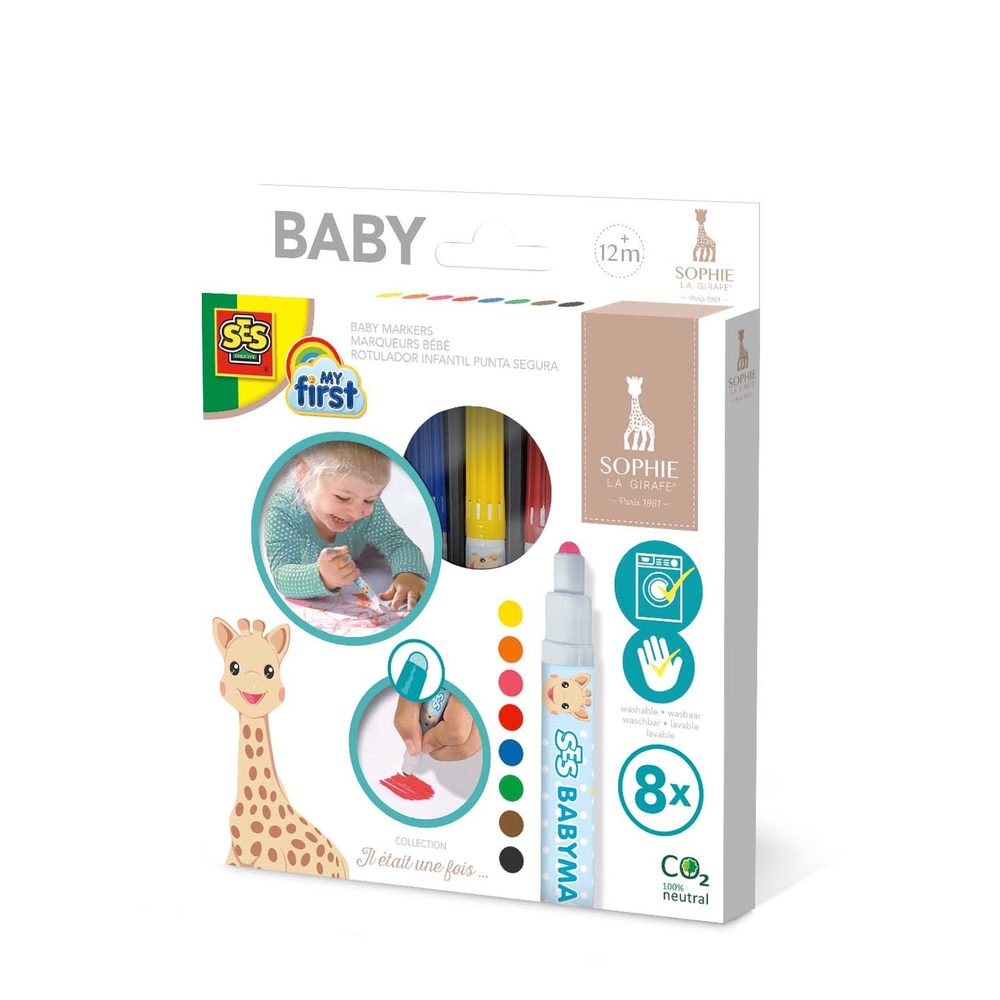 Sophie la girafe - Baby flomastri