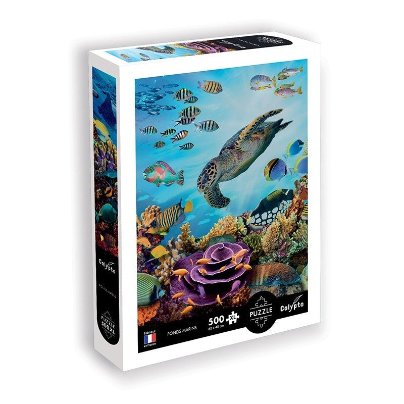 Puzzle 500 piese XL - Lumea marină