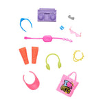 Mattel Barbie: Geantă Roz Iubesc Anii '80 Accesorii (HWV74)