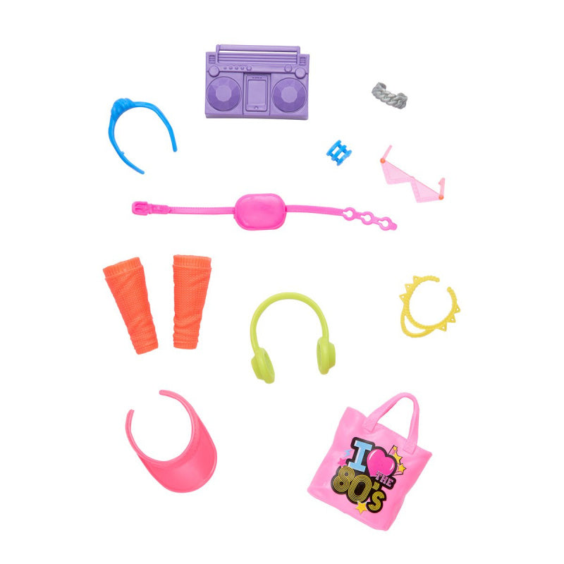 Mattel Barbie: Roza Torba Obožujem 80-a Dodatki (HWV74)