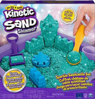 Kinetic Sand Shimmer - Set de nisip strălucitor (verde) (6061828)