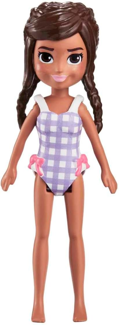 Mattel Polly Pocket - Păpușă de modă - plajă (HKV86)