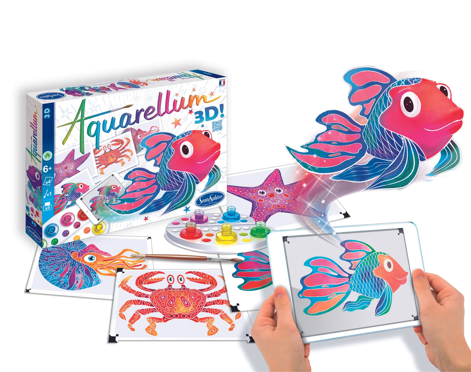 Aquarellum 3d - Pești