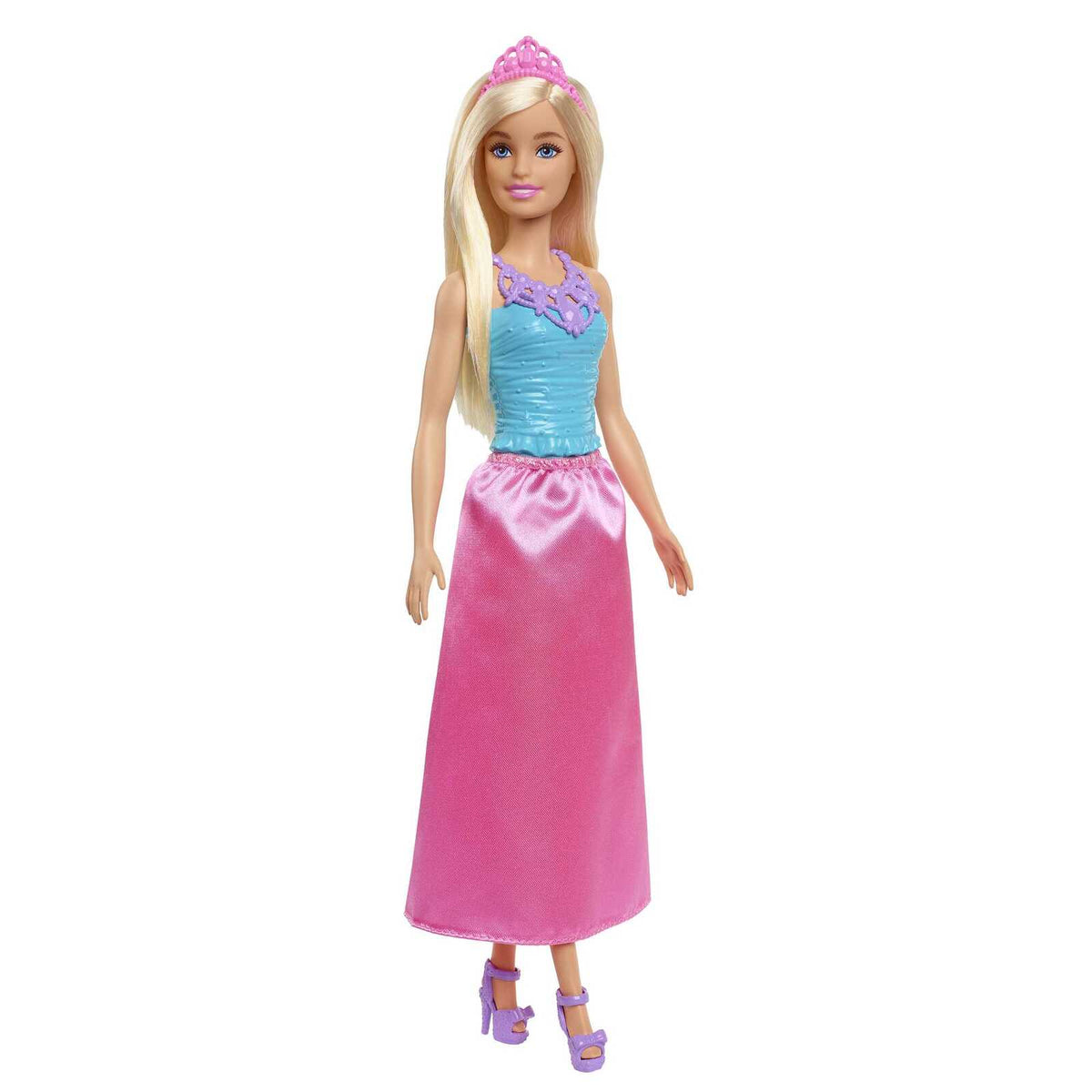 Mattel Barbie - Lutka z roza obleko in blond lasmi (HGR01)