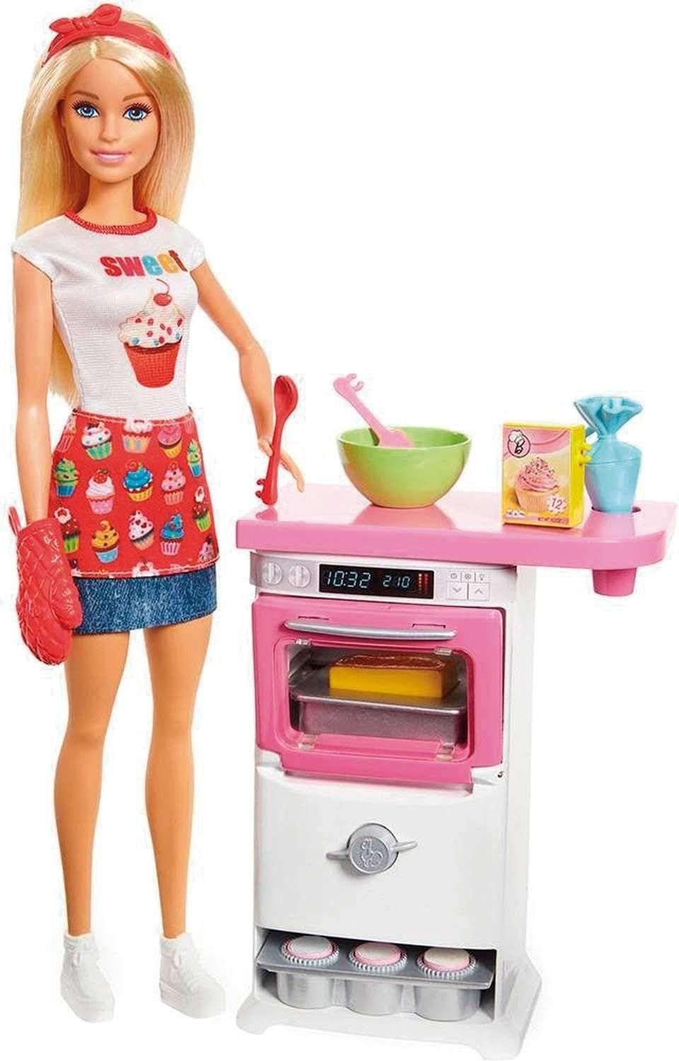 Păpușa Mattel Barbie - Prezentarea brutarului (FHP57)