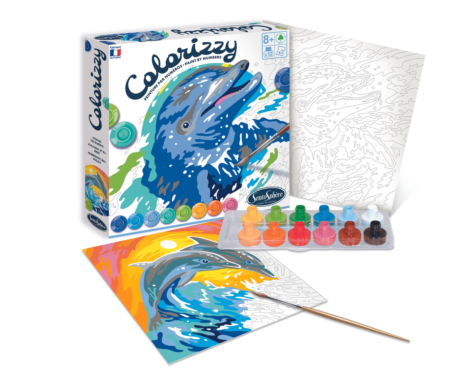 Colorizzy Pictură după numere Delfini