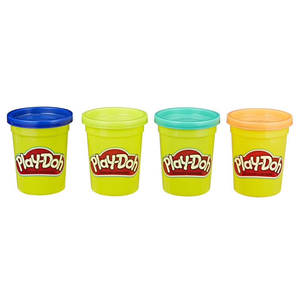 Hasbro Play-Doh Wild Color cutii (pachet de 4 bucăți) (E4867)