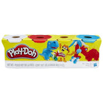Hasbro Play-Doh - Set clasic de tuburi colorate (pachet de 4 bucăți) (B6508)