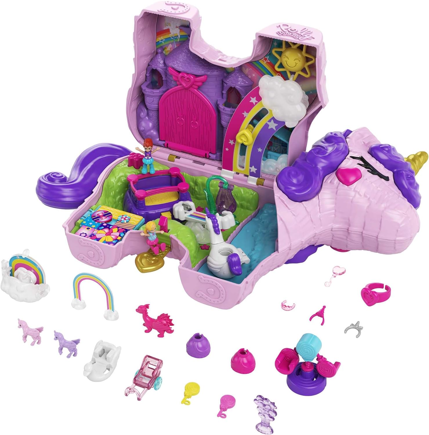 Mattel Polly Pocket - Distracție cu unicornul (GVL88)
