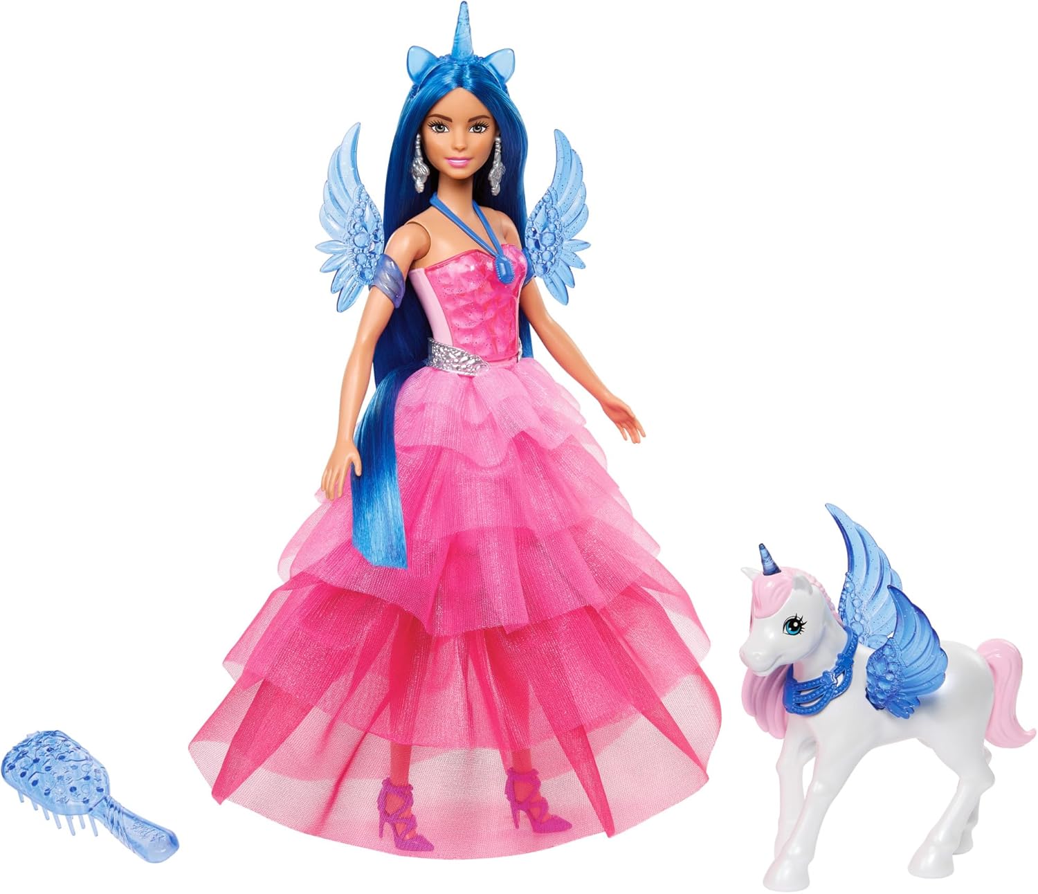 Mattel Barbie: 65 Navdihujočih Zgodb - Lutka in samorog A Touch of Magic (HRR16)