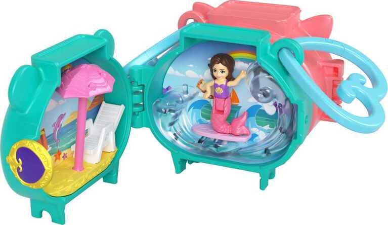 Mattel Polly Pocket Mini - Set compact cu hamster (HKV48)