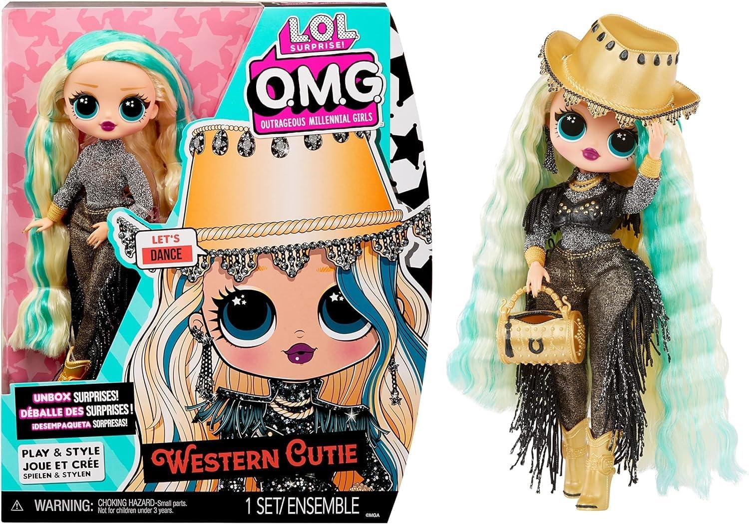 MGA L.O.L. Surpriză!: O.M.G. - Păpușa Western Cutie (588504EUC)