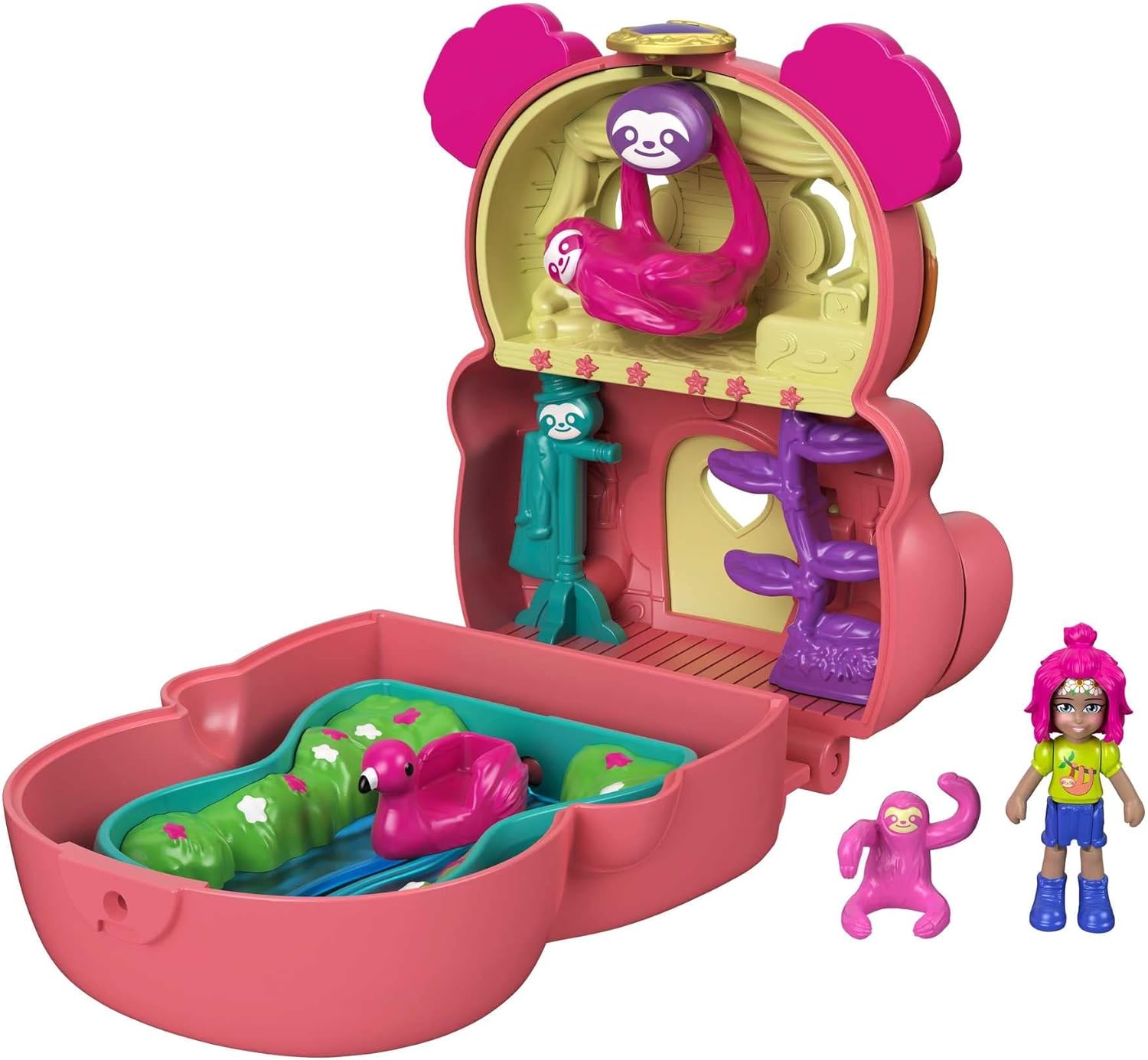 Mattel Polly Pocket: Rotește și deschide - Lenes (GTM59)
