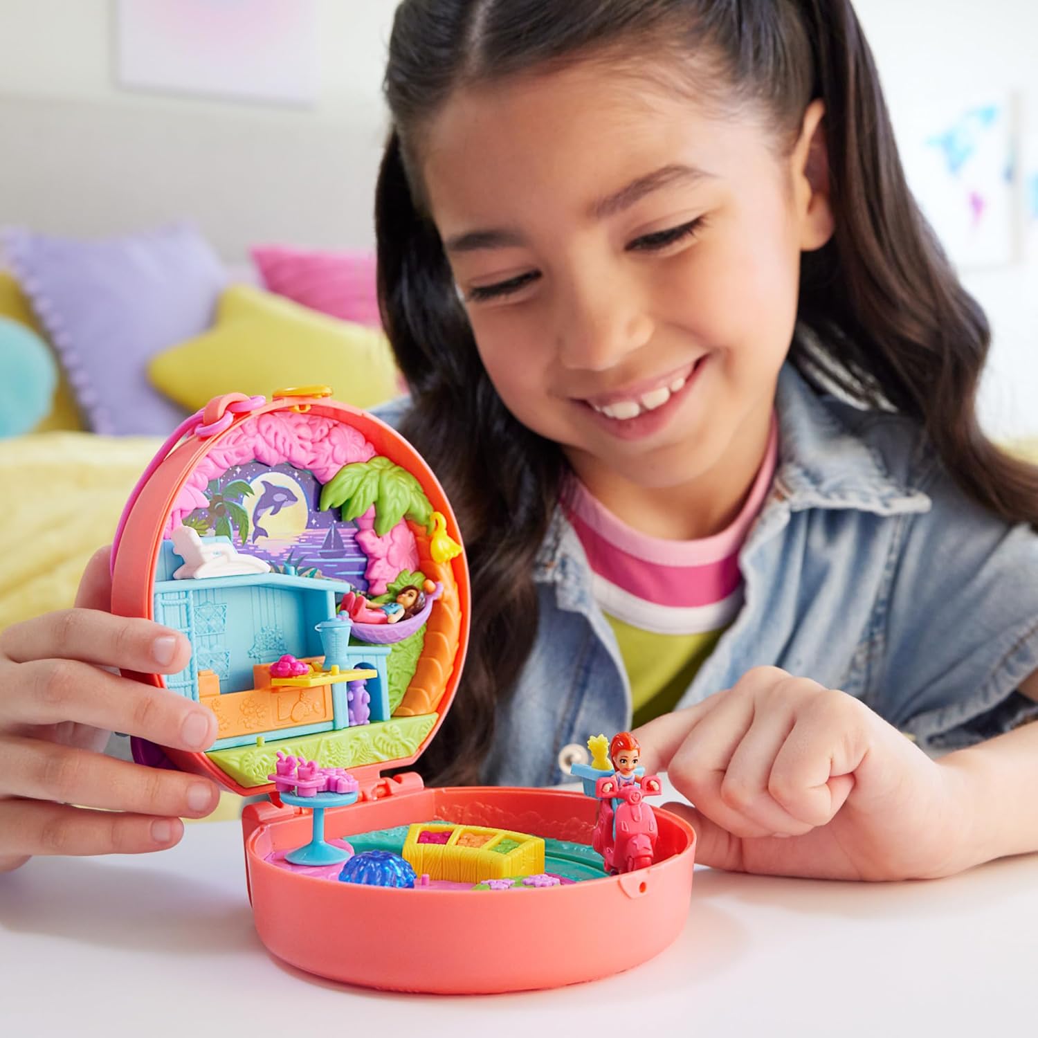 Mattel Polly Pocket: Aventuri în Rio - Moped de Aventură (HWN98)