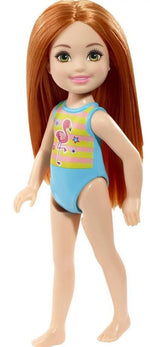 Mattel Barbie - Păpușă în costum de baie cu flamingo (GLN72)