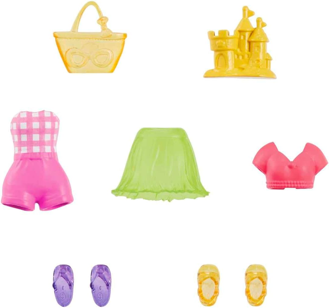 Mattel Polly Pocket - Păpușă de modă - plajă (HKV86)