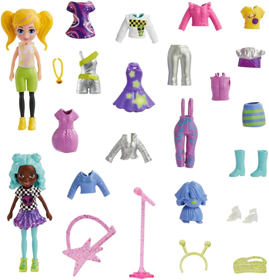 Mattel Polly Pocket - Set de modă sirenă Seashine (HKV96)