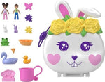 Mattel Polly Pocket: Grădina cu flori - Compact cu iepuraș (HKV36)
