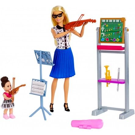 Mattel Barbie Poți fi orice - Profesor de muzică (FXP18)