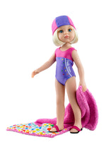 Păpușa Las Amigas Claudia înotătoare 32cm