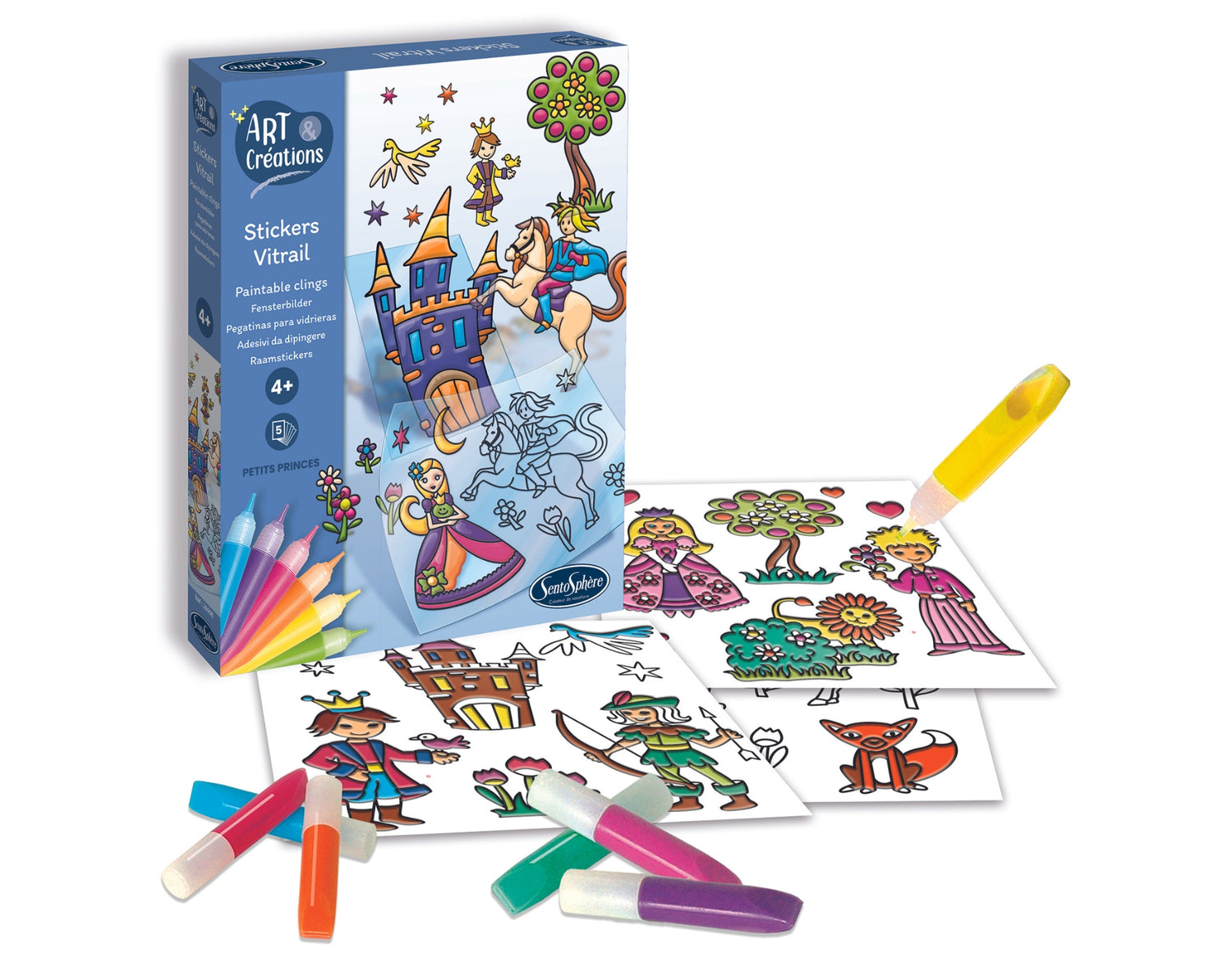 Art & Creations Stickers Vitrail - Prințese