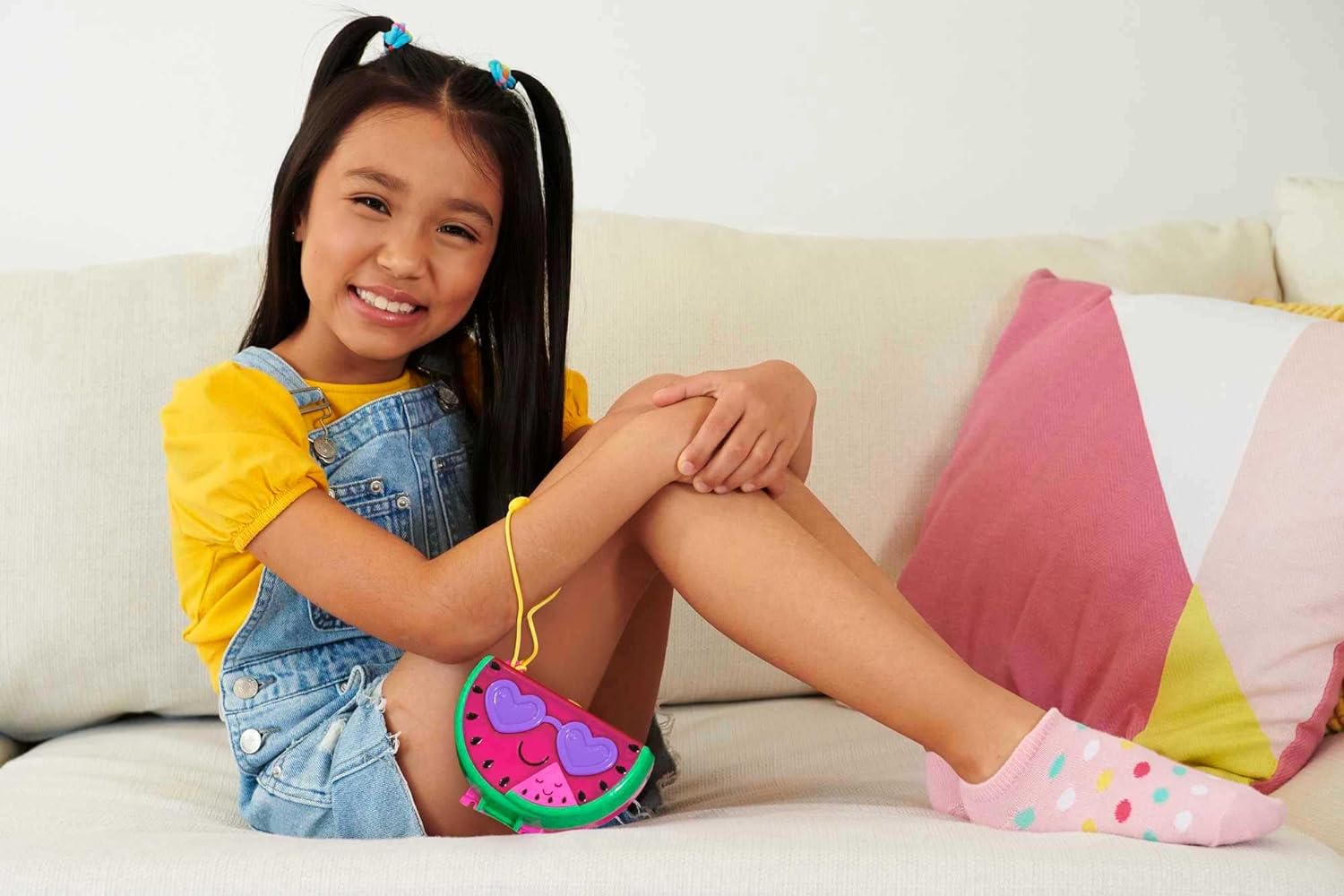 Mattel Polly Pocket - Set compact pentru petrecere la piscină cu pepene verde (HCG19)