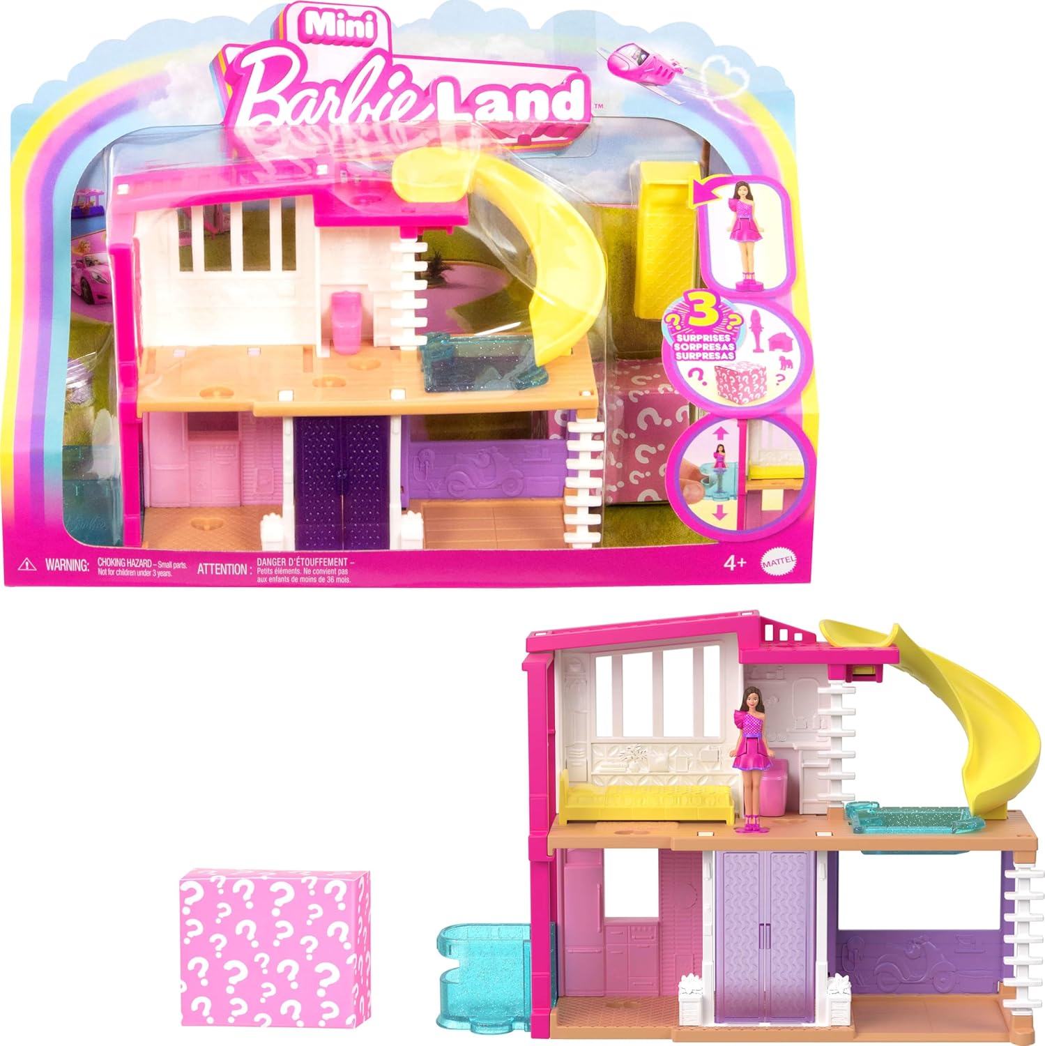 Mattel Barbie: Mini BarbieLand - Casă, Păpușă și Accesorii (HYF47)