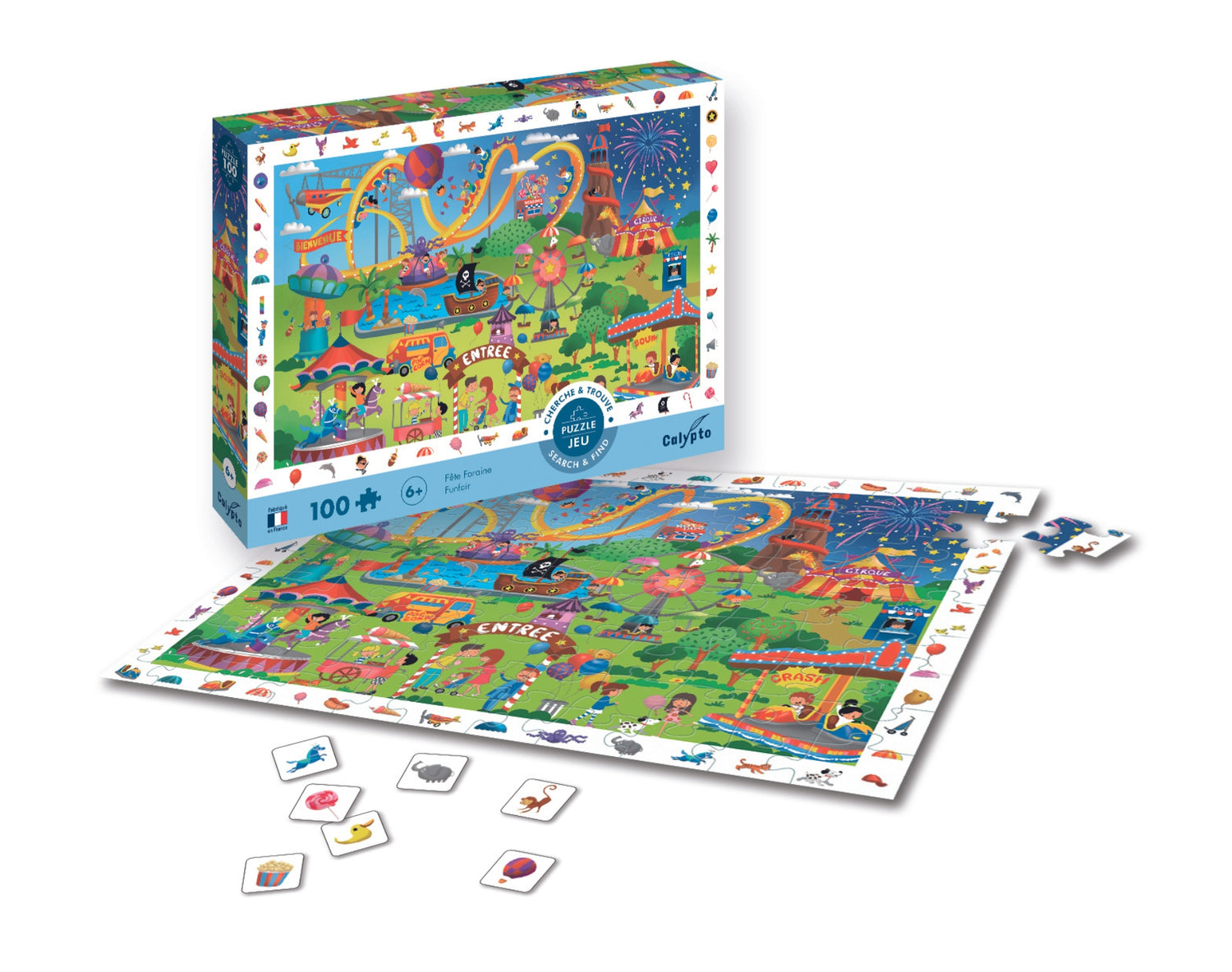 Puzzle 100 bucăți - Caută și găsește - Eveniment festiv