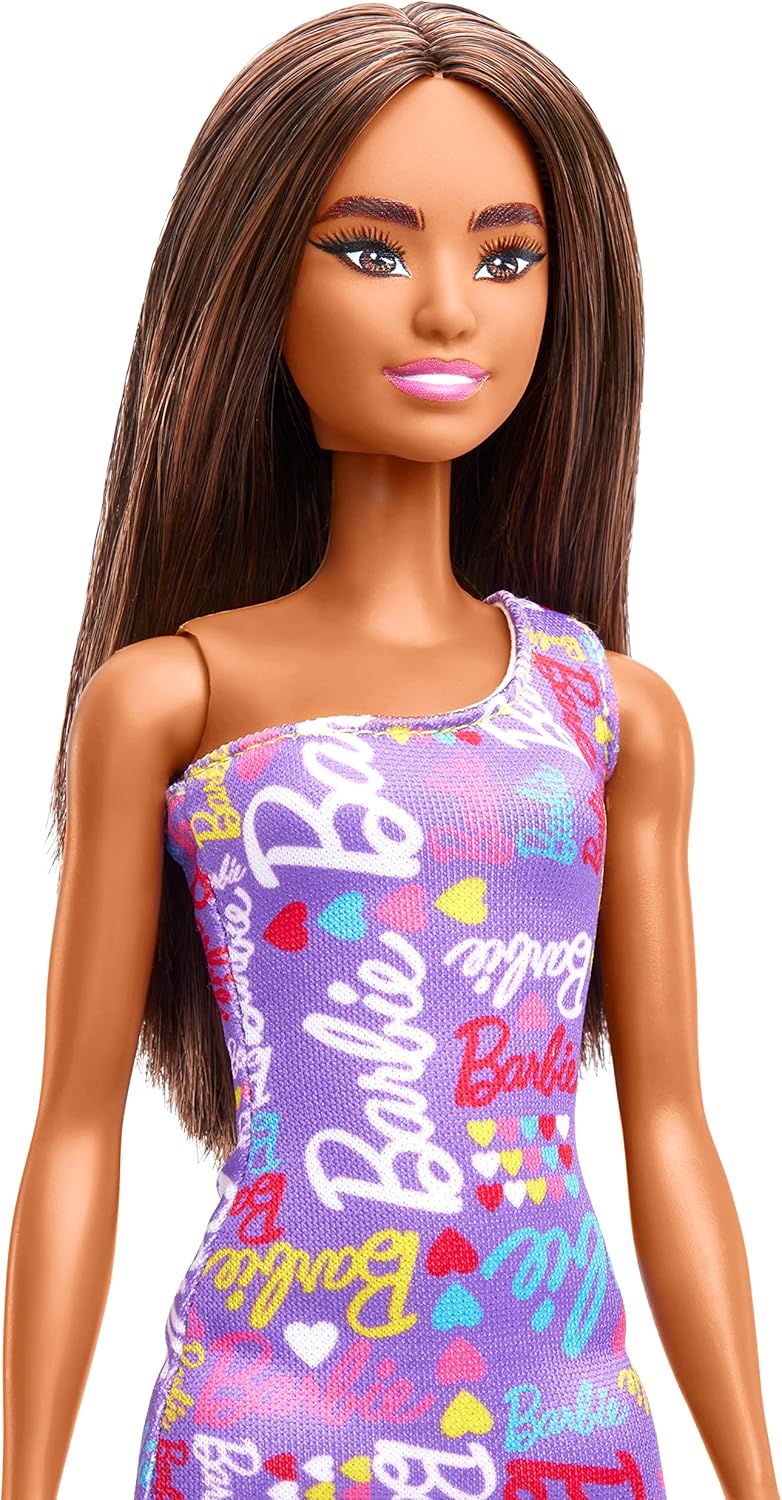 Mattel Barbie: Barbie z vijolično obleko (HGM57)