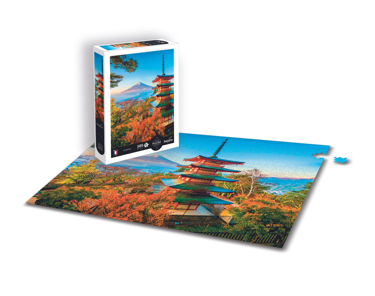 Puzzle 500 piese XL - Muntele Fuji