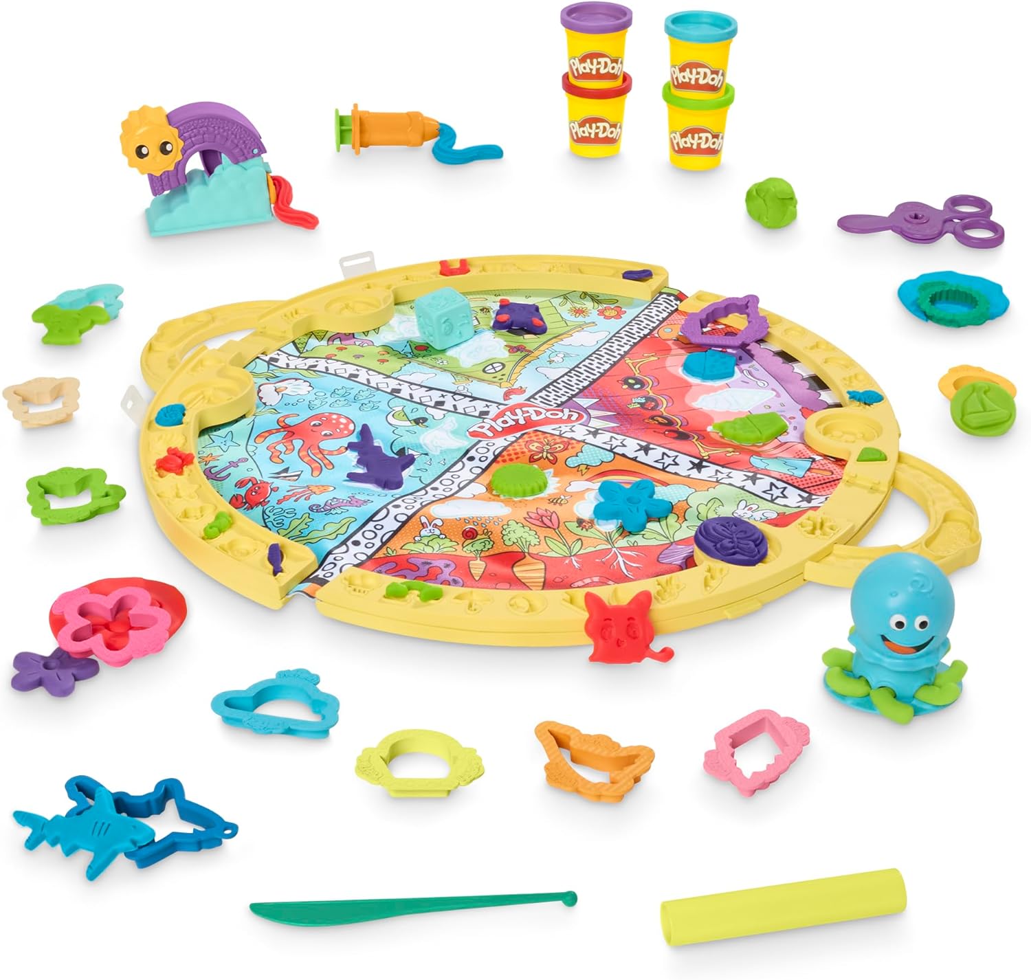 Hasbro Play-Doh Set de început: Covoraș de joacă pliabil (F9143)