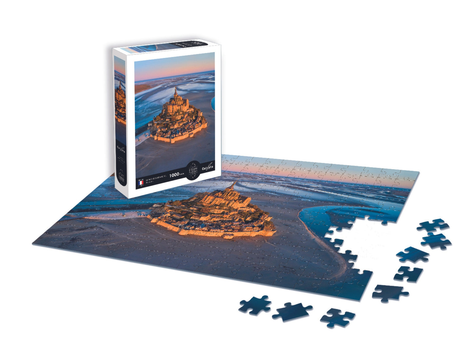 Puzzle 1000 piese - Peisaj - Mont Saint-Michel - Normandia