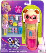 Mattel Polly Pocket - Dulap de modă cu câine (HKW06)