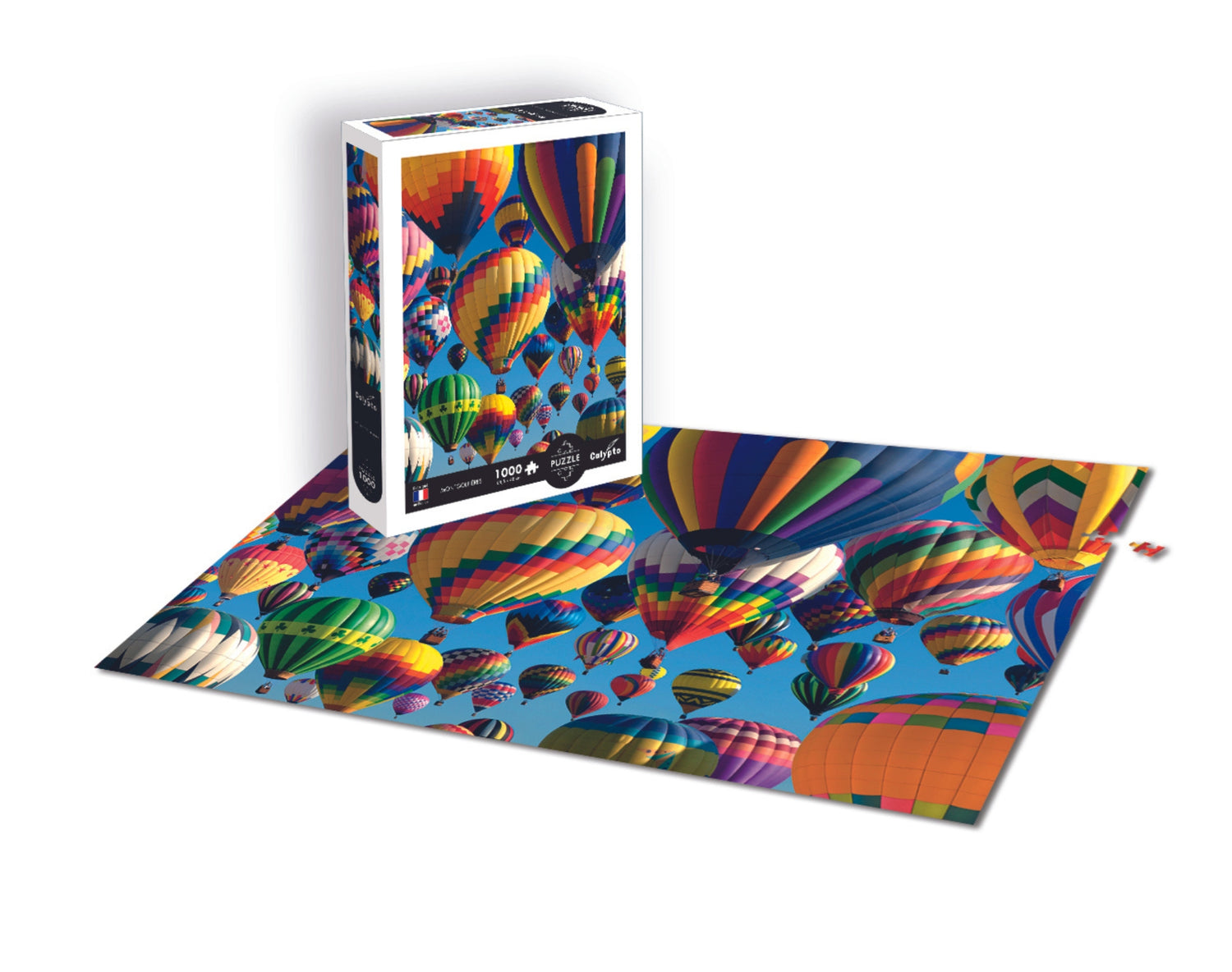 Puzzle 1000 piese Paysage - Montgolfieres