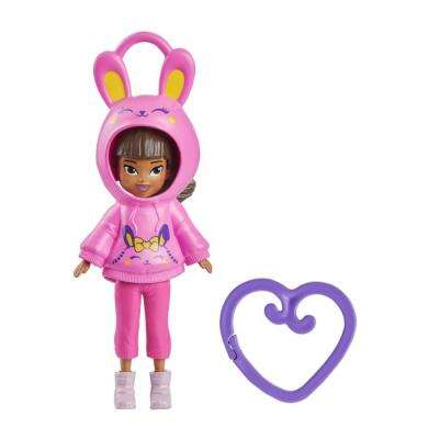 Mattel Polly Pocket: Păpușă cu Glugă Iepuraș (HRD63)