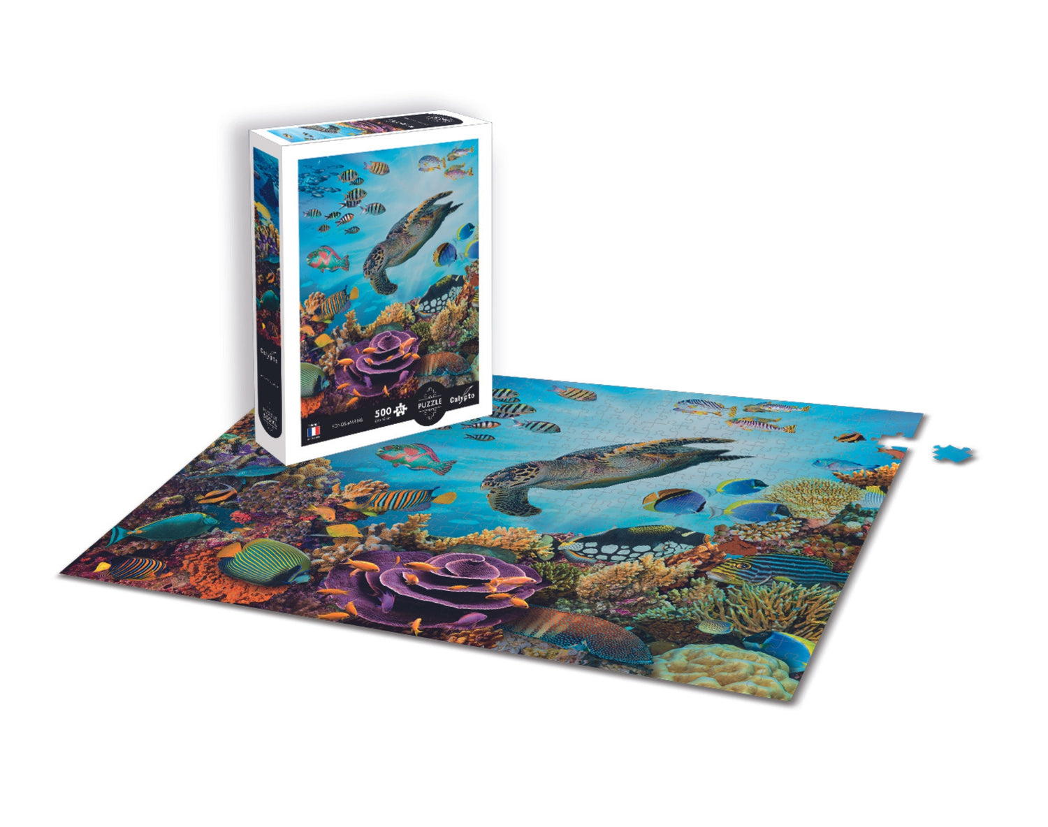 Puzzle 500 piese XL - Lumea marină