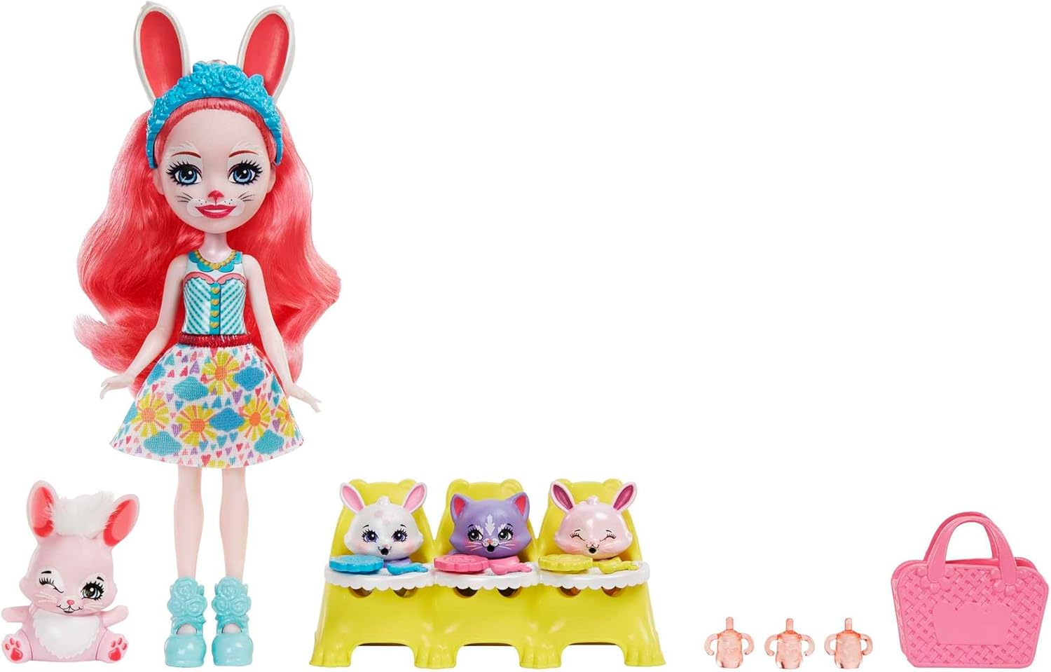 Mattel Enchantimals: Prieteni cei mai buni bebeluși - Bree Iepuraș și Twist (HLK85)