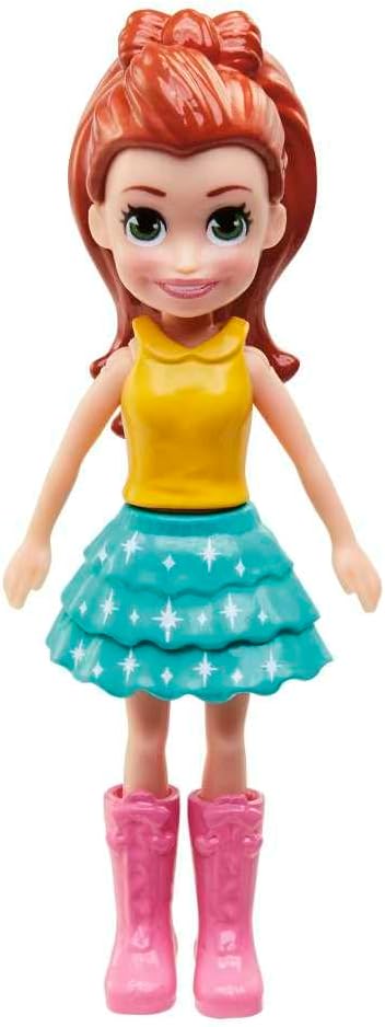 Mattel Polly Pocket - Păpușa de modă unicorn (HKV82)