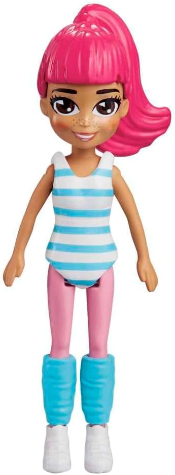 Mattel Polly Pocket - Păpușă de modă sportivă (HKV87)