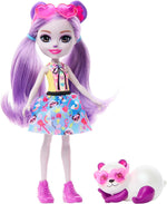 Mattel Enchantimals: Petrecere Glamuroasă - Păpușa Pemma Panda & Clamber (HNT58)